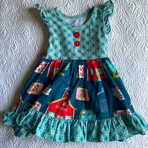 12m School Dress- Eleanor Rose - Picture 1 of 2